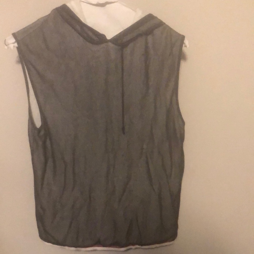Versace Jeans Coutore sleeveless mesh hoodie